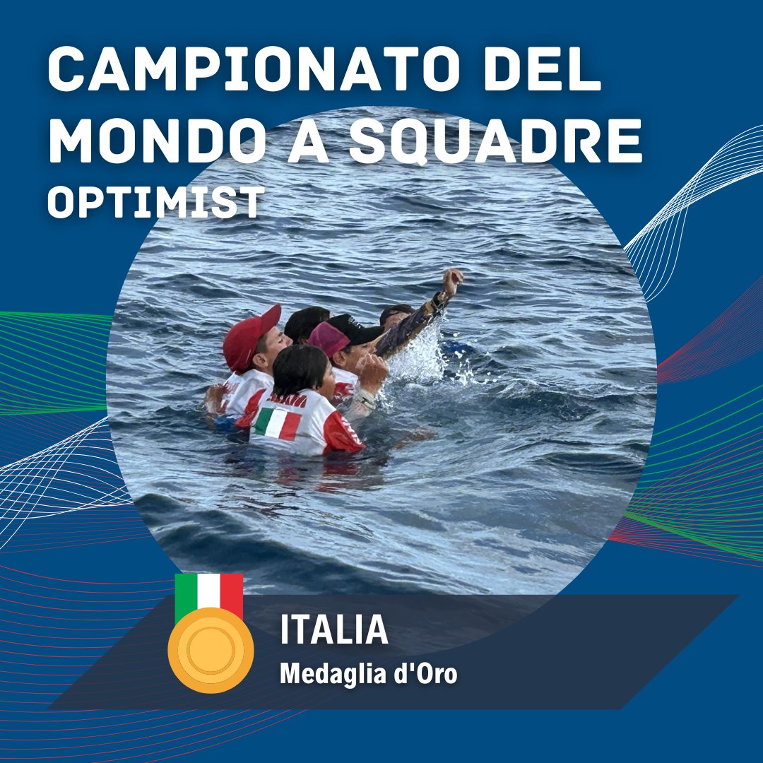 Ottime notizie dal Campionato del Mondo a Squadre della Classe Optimist in Spagna: l’Italia è campione del mondo! 🇮🇹⛵ 
