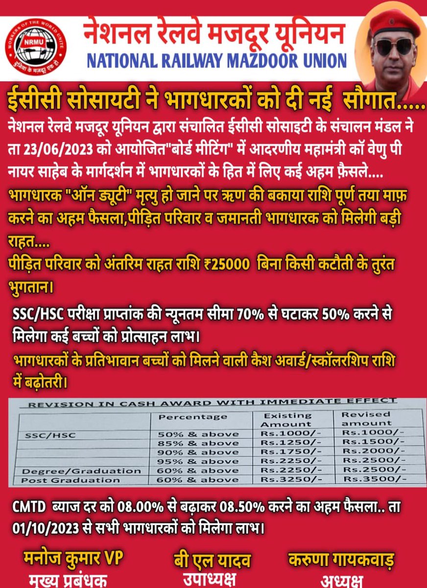 venupnair_nrmu's tweet photo. Historic decisions for the benefit of shareholders of CRECCS ….🙏🏻🚩🚩🚩🚩

@ShivaGopalMish1 @airfindia @AIRF_COMMS @NWREU @NFRMUNJP1 https://t.co/53s3vTeGb0