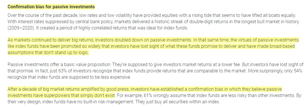 If you thought that indexing was worse than marxism, you should read Natixis IM's interpretation of their 2023 Global Survey of Individual Investors. Active managers will never stop surprising me. bit.ly/3NKUGji