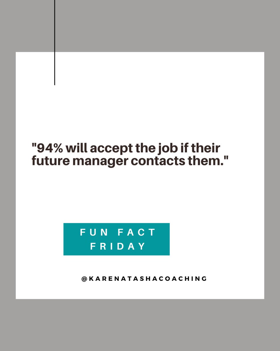 Do you agree? 

#careercoach 
#careertechsupport 
#jobfacts 
#recruitmentfacts