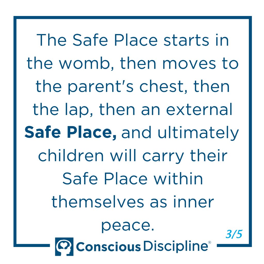 ConsciousD's tweet photo. The Safe Place is the self-regulation structure that combines the Conscious Discipline Skill of Composure and our Power of Perception. Composure is our ability to remain or regain our calm in difficult situations. Perception is how we choose to see certain situations. 1/2 https://t.co/btdnlPTdY9