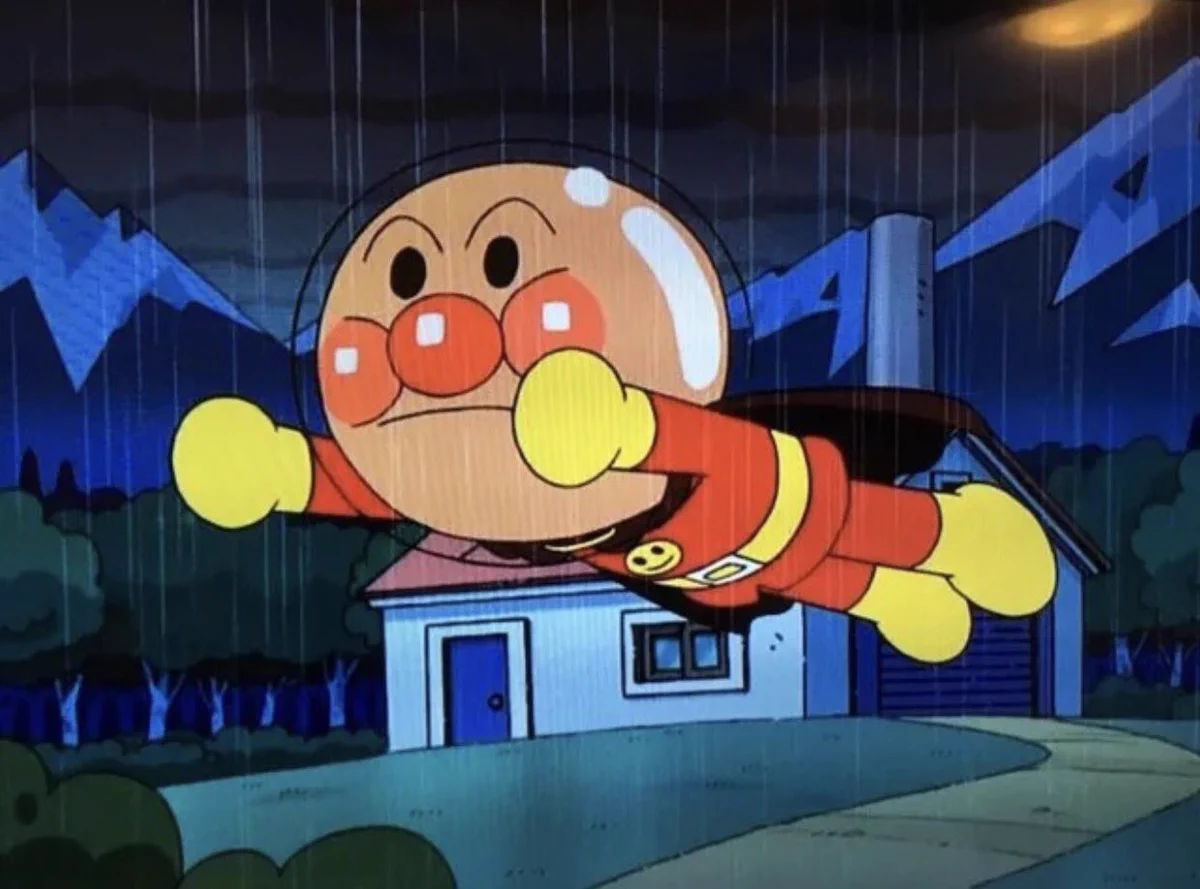 顔が濡れたら力が出なくなることで有名なアンパンマン。これをずっと着けておけばいいんじゃ...。