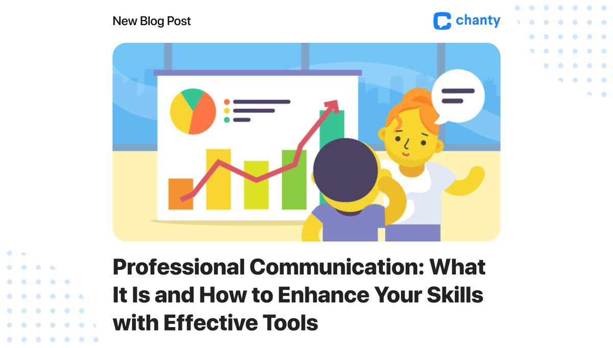 Unlock the power of professional communication skills and boost productivity with the right tools. Learn more about enhancing your communication abilities and discover the benefits of using Chanty and other tools in this comprehensive guide.

buff.ly/449KLJm