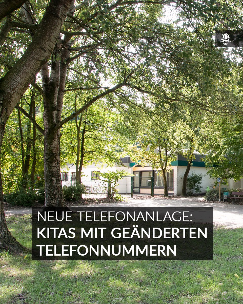 In einigen städtischen Kindertageseinrichtungen wurde die Telefonanlage erneuert. 
☎️  Demzufolge haben sich die Telefonnummern geändert.
Welche Kitas davon betroffen sind, erfahren Sie hier: 
➡️ bremerhaven.de/kitas erfahren.

#BHVInfo #Bremerhaven #StadtBremerhaven