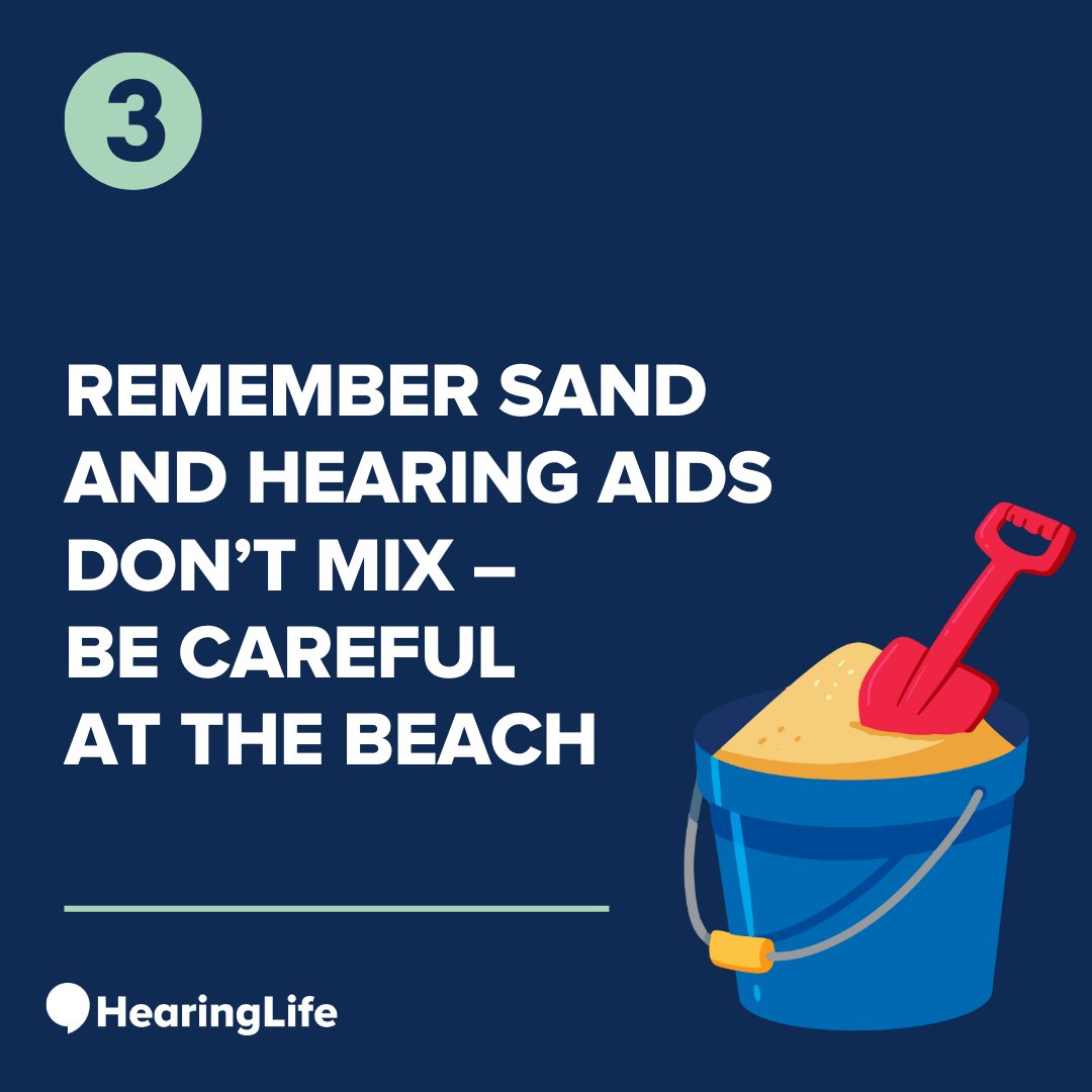 Summer is finally here, and as you enjoy the sunny days and outdoor activities, here's a reminder on how to take proper care of your hearing aids.