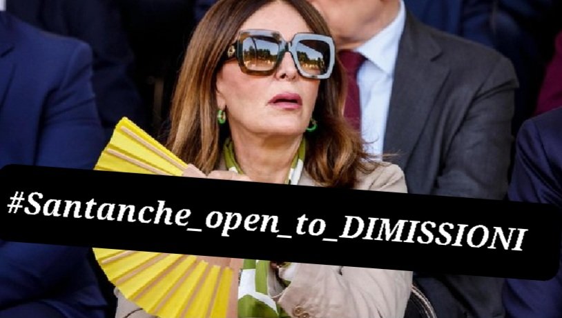 Forza amici!!
Occupiamo Twitter! Facciamo volare questo hashtag!

#Santanche_open_to_DIMISSIONI