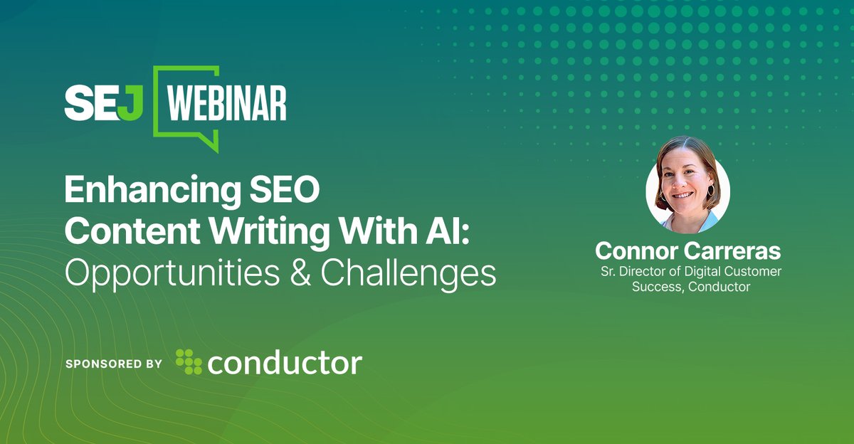 Unlock the power of AI in SEO content writing. Join this insightful webinar to revolutionize your online presence. #AI #SEO #ContentWriting  ow.ly/nt4Q50OKcC1
