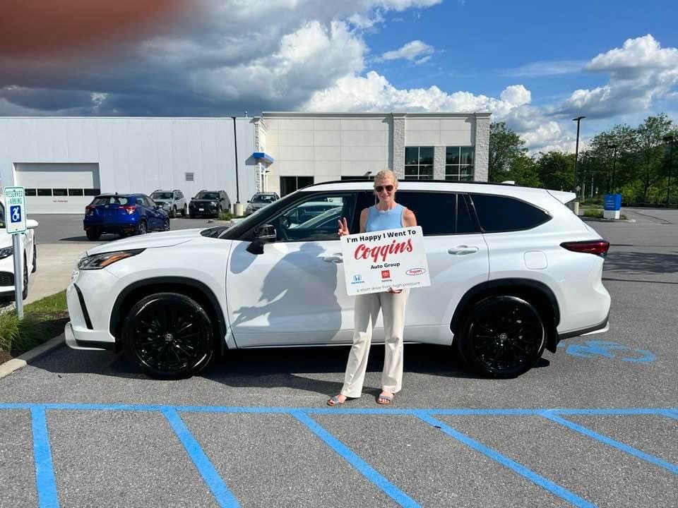 Congratulations 🎈 to Lisa on her 2023 Toyota Highlander !!! 🚘. Lisa was already part of the Coggin’s Family and wanted to upgrade from her 2021 Highlander. We really appreciate you Lisa !! Thank you 👏

#cogginstoyotaofbennington #benningtonvt #manchestervt #hoosickfallsny...