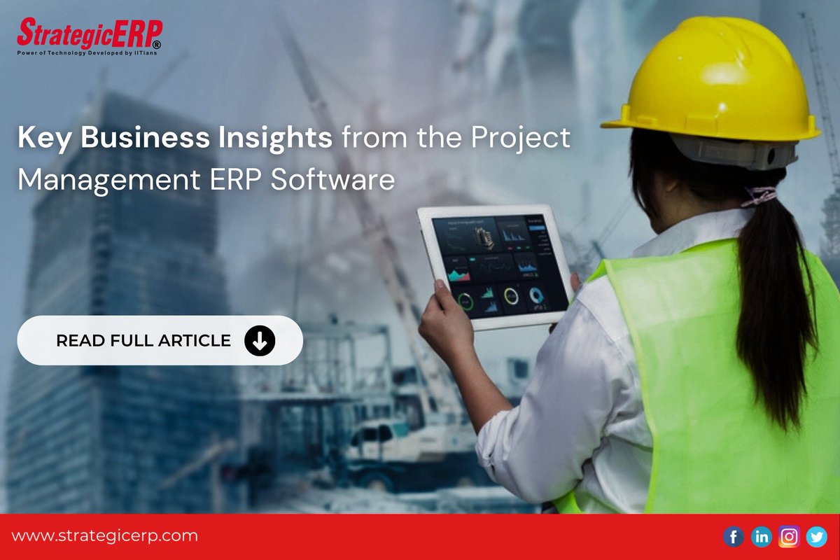 StrategicERPITA's tweet image. #ProjectManagementERP generated reports help employees stay on track, make informed decisions, manage expectations, foresee delays, and deliver projects with reduced costs, high efficiency and on time.
Read now: bit.ly/46xleMn
#ProjectManagementSoftware #PPMsoftware