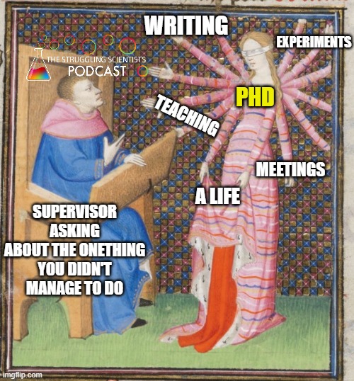 The average overworked PhD student