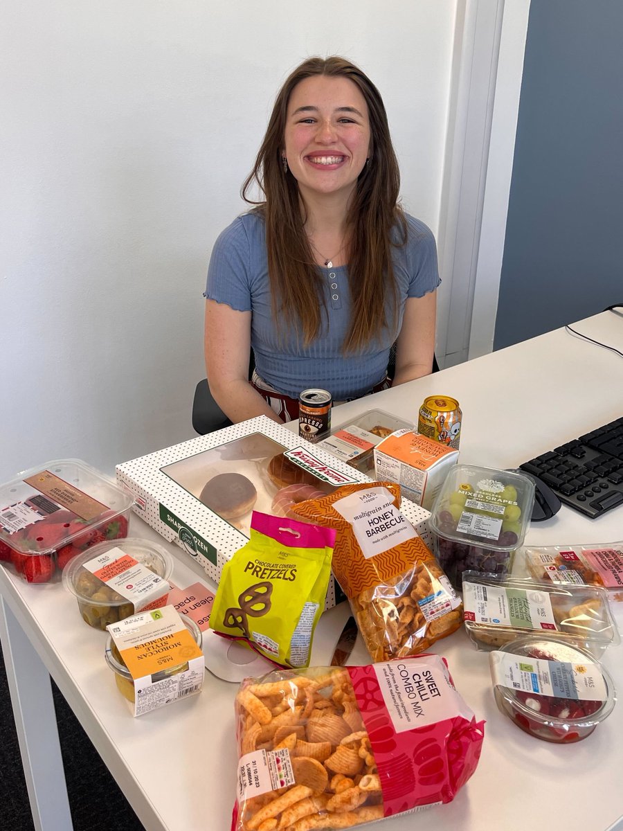 It's the final Deltapoll Friday Nibbles with our wonderful placement student <a href="/Rhiannon_E_M/">Rhiannon McQuone</a> before she heads back to Sheffield for her final year.

Both Rhi and her excellent nibbles selection will be missed!