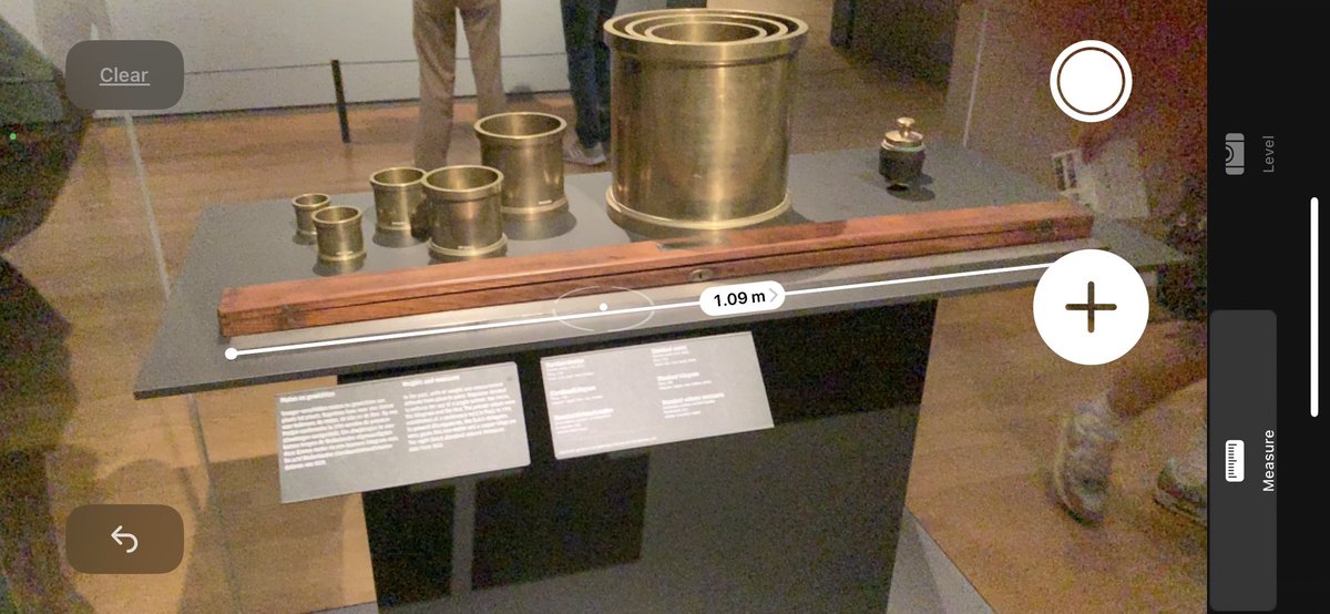 stuartjbray's tweet photo. The original metre stick commissioned by Napoleon. 1.09 metres long. #fail https://t.co/1EhDxmTjLZ