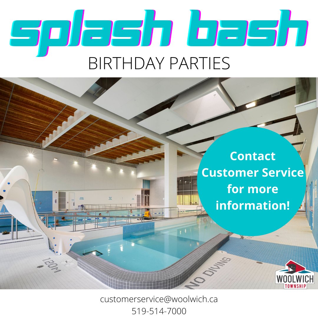 Township of Woolwich on Twitter "Swim with us for your next birthday