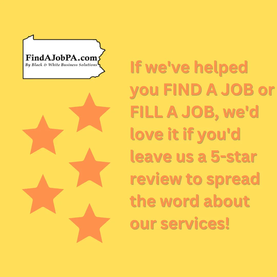 FindAJobPA tweet picture