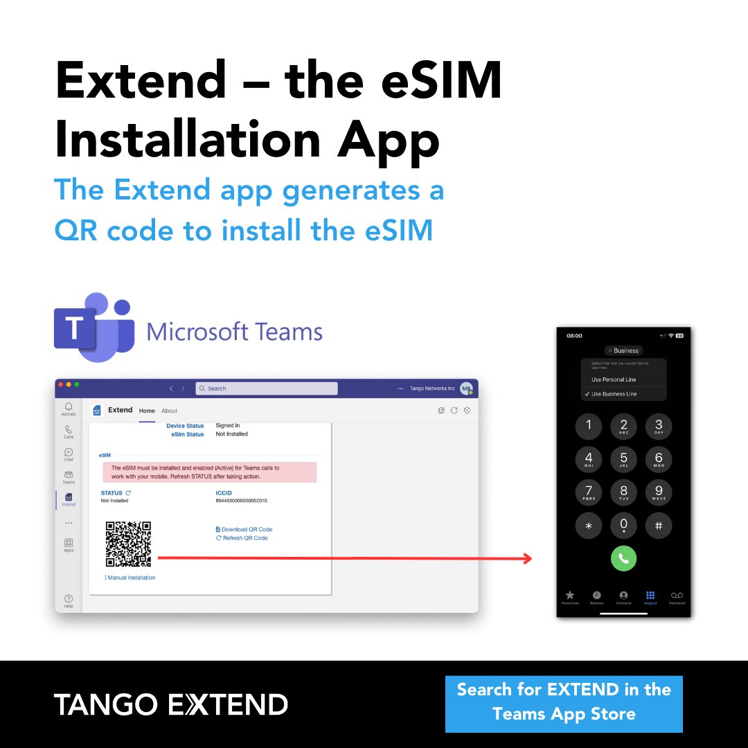 Tango Extend, paired with Operator Connect by #NTT, delivers superior user experience, allowing for seamless Microsoft Teams usage across multiple networks. Learn more: tango-networks.com/tango-extend-f…

#TangoExtend #OperatorConnect #global #unifiedcommunications #MicrosoftTeams