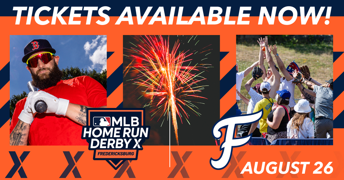 Fredericksburg Nationals on Twitter "Home Run Derby X tickets are