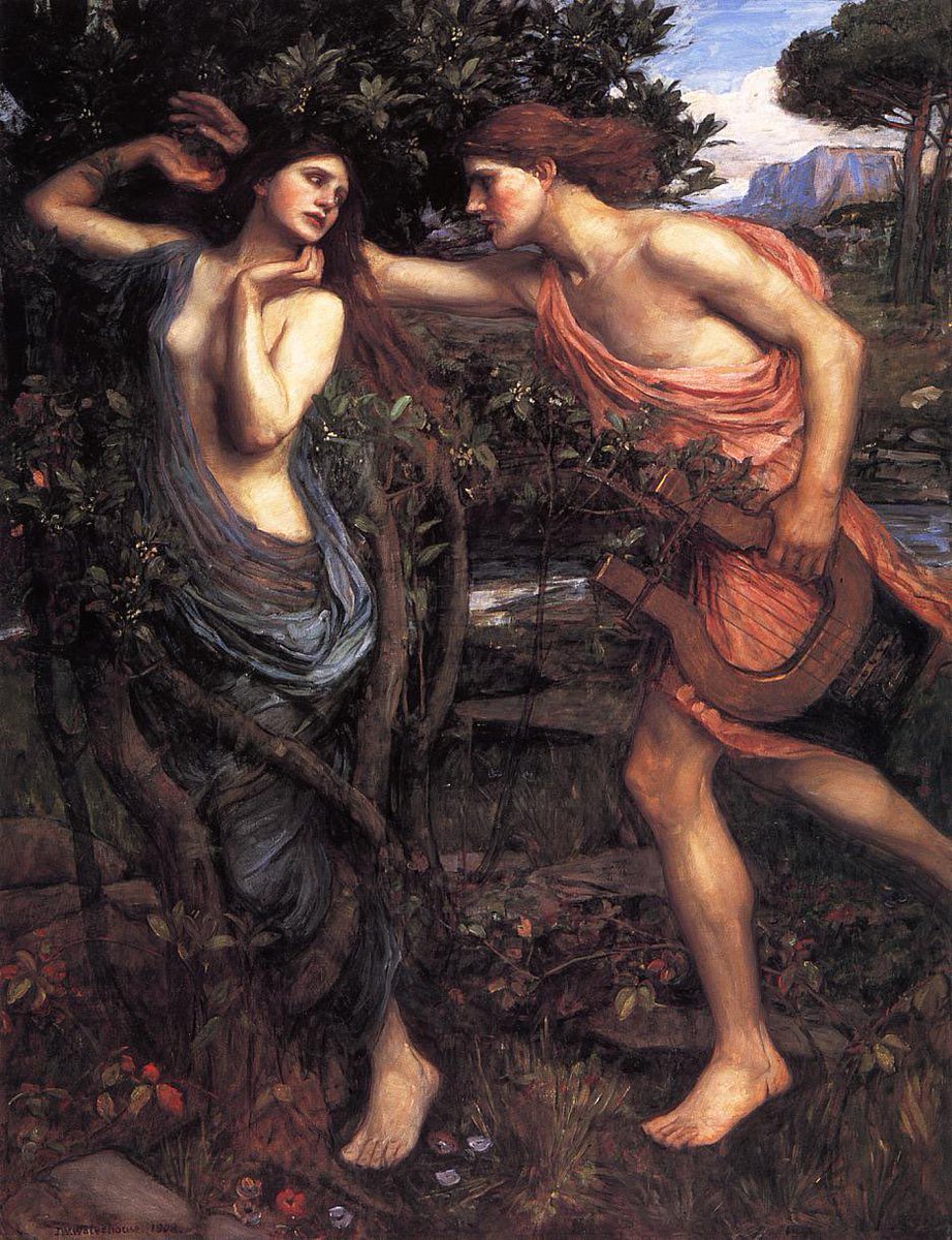 'Ey toprak ana, beni ört, beni sakla, beni koru.' diye bağıran Daphne, Apollon'un nefesini saçlarında hissederken çağrısına karşılık bularak ağaca dönüşüyor.
