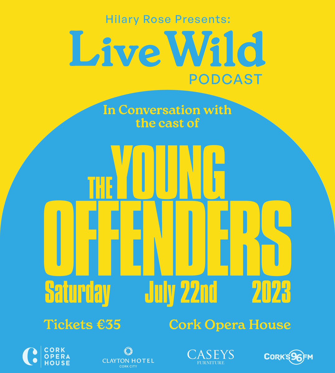 ComicBuzz (@_comicbuzz) on Twitter photo Live Wild Podcast in Conversation with the cast of the Young Offenders
comicbuzz.com/live-wild-podc…
<a href="/thehilaryrose/">Hilary Rose</a> <a href="/livewildpodcast/">Live Wild Podcast</a> <a href="/YoungOffenders_/">The Young Offenders</a> <a href="/CorkOperaHouse/">Cork Opera House</a> <a href="/RTEONE/">RTÉ One</a> <a href="/BBCOne/">BBC One</a> #YoungOffenders Live Wild Podcast in Conversation with the cast of the Young Offenders
comicbuzz.com/live-wild-podc…
<a href="/thehilaryrose/">Hilary Rose</a> <a href="/livewildpodcast/">Live Wild Podcast</a> <a href="/YoungOffenders_/">The Young Offenders</a> <a href="/CorkOperaHouse/">Cork Opera House</a> <a href="/RTEONE/">RTÉ One</a> <a href="/BBCOne/">BBC One</a> #YoungOffenders