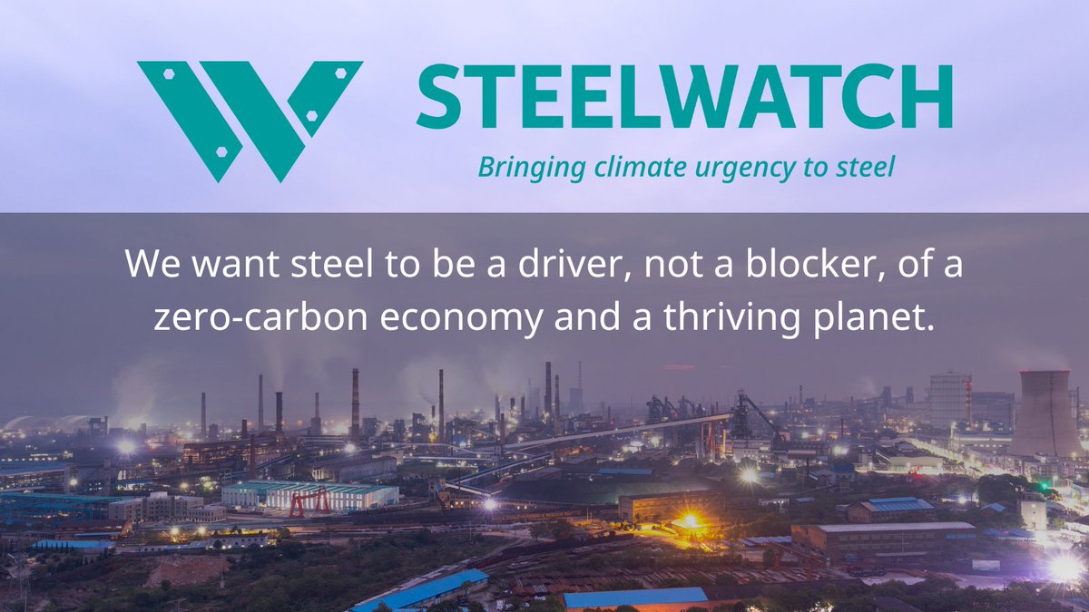 SteelWatch2030's tweet photo. We are proud to introduce SteelWatch, a game-changing organisation committed to bring climate urgency to the steel industry. Get ready for our upcoming launch on Monday & join us on this journey to accelerate the transformation to a decarbonised steel sector #ClimateEmergency https://t.co/YEdDSjUKu1