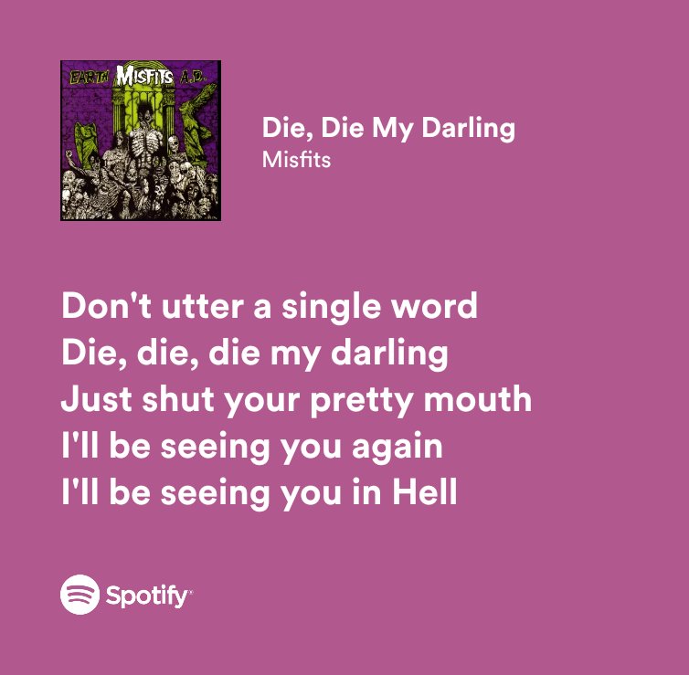 Happy Birthday Glenn Danzig. Die, Die My Darling! 