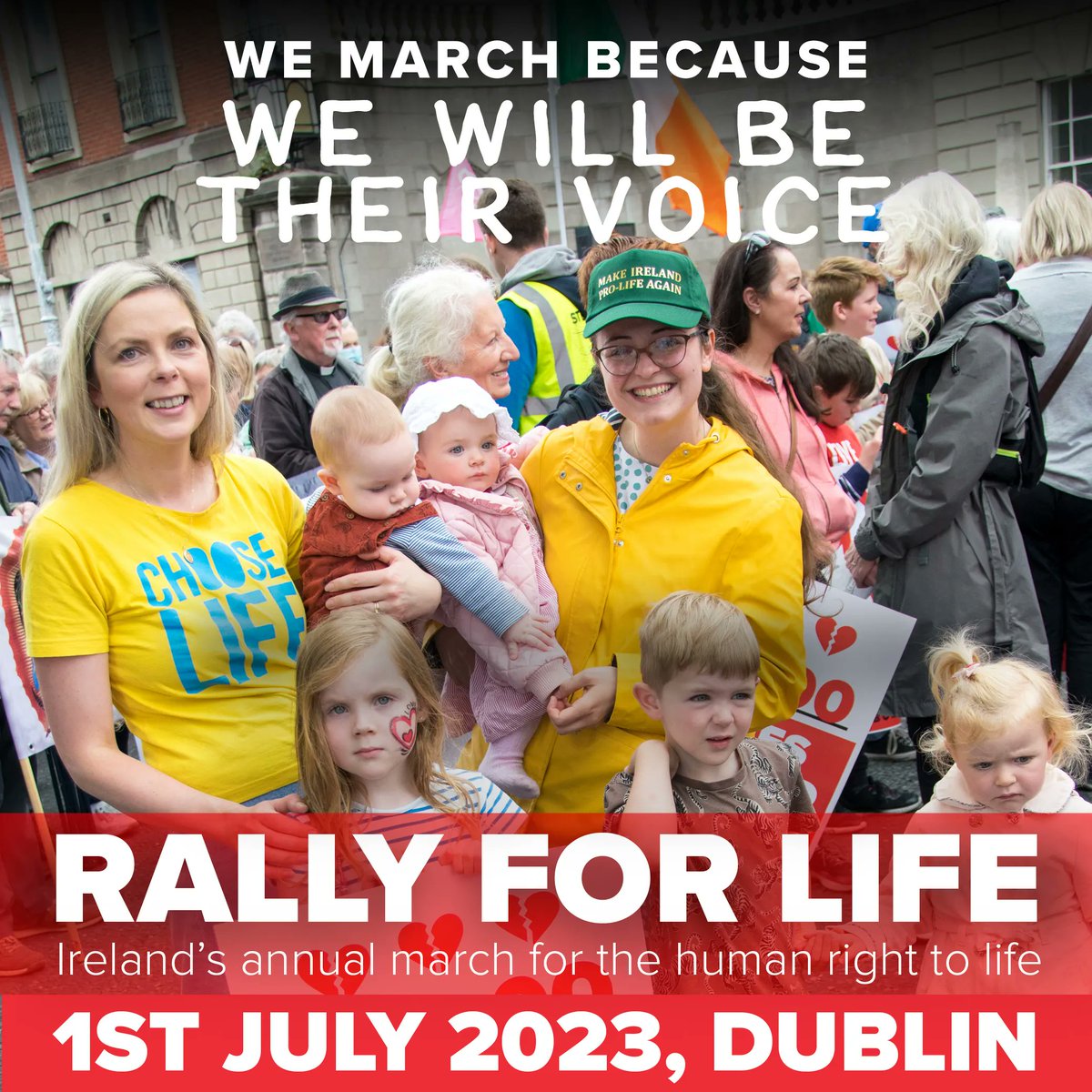Join us NEXT WEEK for the All Ireland Rally for Life on Saturday 1st July at 1pm in Parnell Sq and be a voice for the unborn!

Also, don’t forget to check out the RALLYFEST taking place from 11am before the Rally in Abbey Church right in Parnell Sq.

#StopAbortingOurFuture