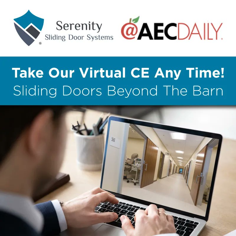 Take our virtual #CEU course at any time through AECDaily! With 24-7 accessibility and automated certificates, expanding your product knowledge has never been easier. View our self-paced course: buff.ly/3IVW7Zg
 
#SlidingDoors #SlidingDoorSystems #Architects