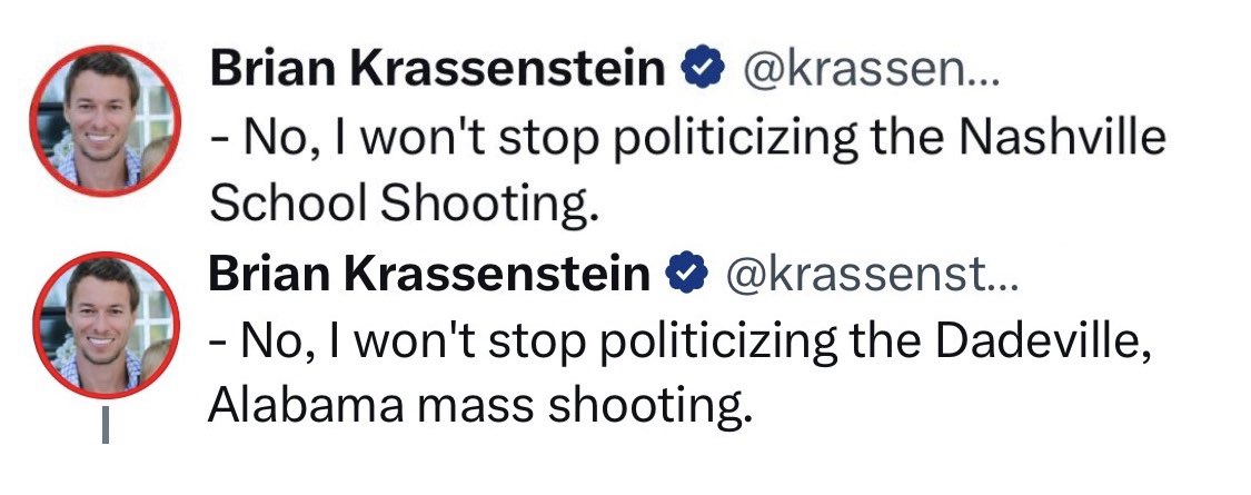 @krassenstein Yes. Stop politicizing everything … except for things you think you can turn to your own political advantage.