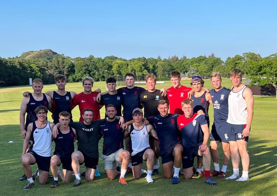 Great to see our annual touch match against <a href="/MerchistonianFC/">Merchistonian FC</a> 🤝🏰🤩🥰

The old boys beat the young boys 10 - 9 💥🏆

<a href="/MrGray_PE/">Mr Gray</a> with the winning try 🏉🙌

#brotherhood #bleedblue #experience
