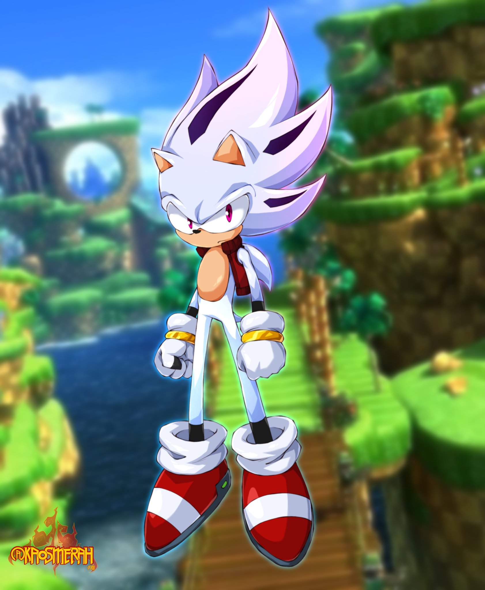 Kaosmerah on X: Hyper Sonic mode engaged!! OC & concept by