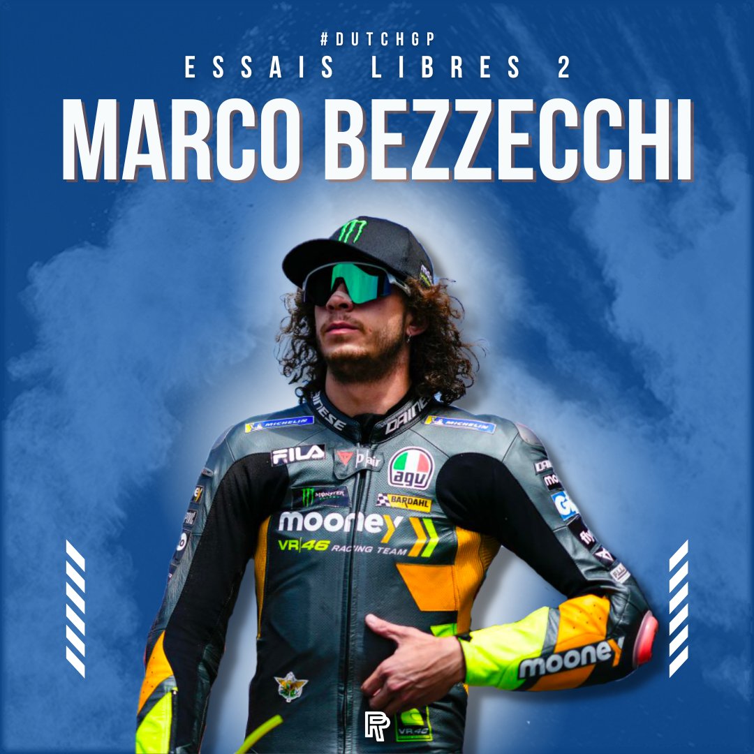 prono_racing's tweet photo. C'est une nouvelle fois Marco Bezzecchi qui termine 1er de ces essais libres 2!
Fabio est qualifié, et passe directement en Q2 !
#motogp #dutchg https://t.co/9nKT6B9NSN