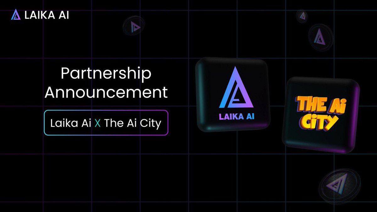 ✨ <a href="/Laika_ai/">Laika AI</a> partnership with <a href="/TheAiCity/">The AI CITY | AI2Earn</a>, a web3 multiplayer game with AI integration

✨ #Laika AI is an open-source software library for machine learning and artificial intelligence. 

🔽VISIT
laika-ai.io