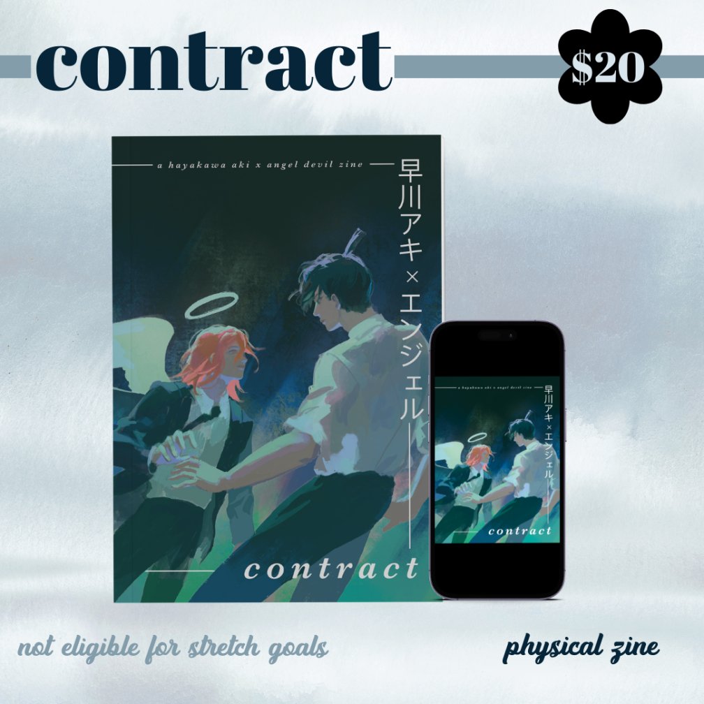 AkiAngel_CSM's tweet photo. Physical Zine 🪽 Contract

❀ 1x physical copy of Contract Zine
❀ 1x digital PDF of Contract https://t.co/UfrJrxVHB5