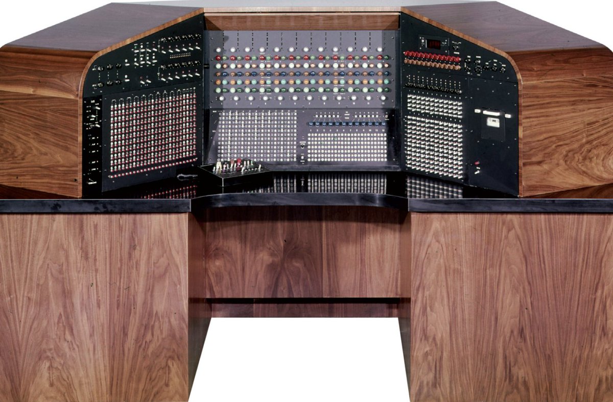 bhafrey's tweet image. Raymond Scott was one of the most famous musicians of the 20th century; but he died nearly forgotten in the 1990s.

When researchers dug through his papers, they discovered something unknown in his lifetime: He’d been hired at Motown in the 1970s to build a songwriting machine.