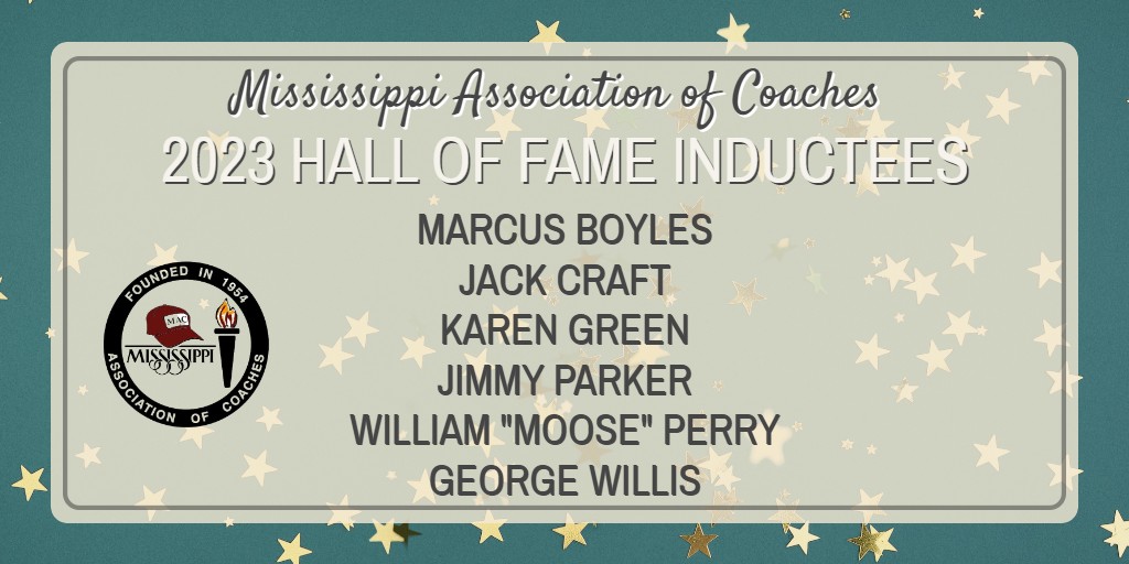 We are so excited to honor these coaches tonight at our Hall of Fame Induction Ceremony &amp; Banquet!  🥳🏆

📍 Sheraton Refuge Conference Center in Flowood, MS
⏰ 6:00 PM