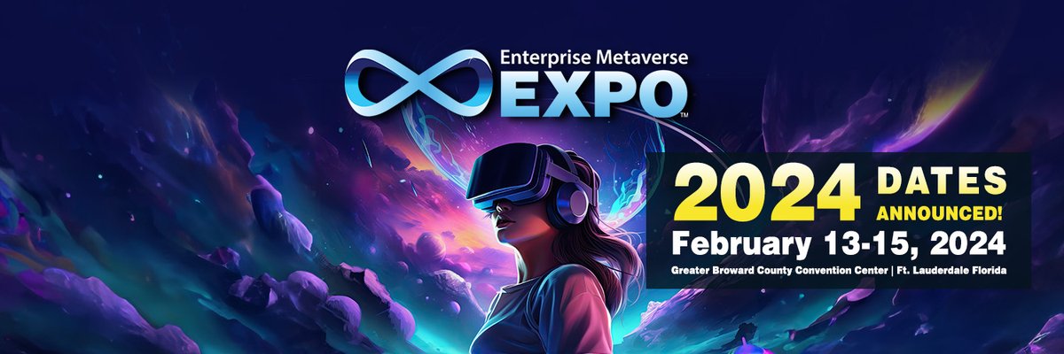 rtehrani's tweet photo. #FollowFriday!!!! #FF 

Check out our Enterprise Metaverse Expo @Twitter  page! @Metaverse_expo_ 

Part of the @ITEXPO #TECHSUPERSHOW Feb 13-15, 2024, Fort Lauderdale, FL. https://t.co/0seCJQNxRk