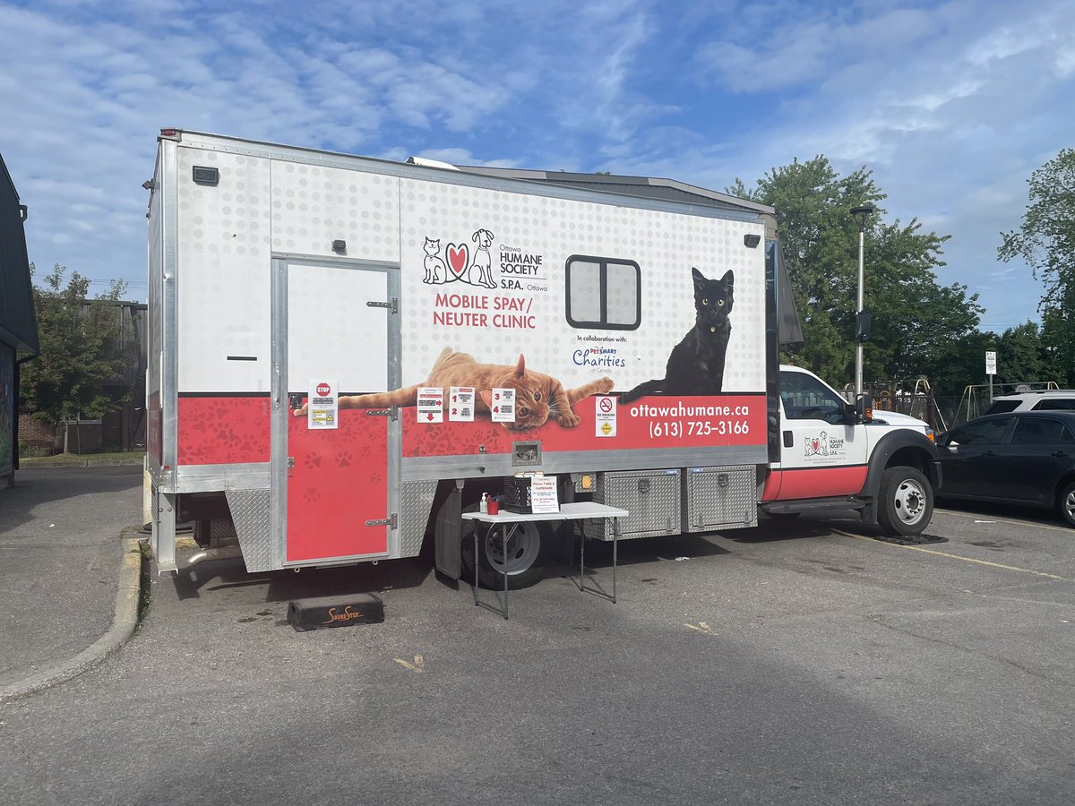 The Confederation Court Community House Spay and Neuter clinic is open today until 4:00pm!