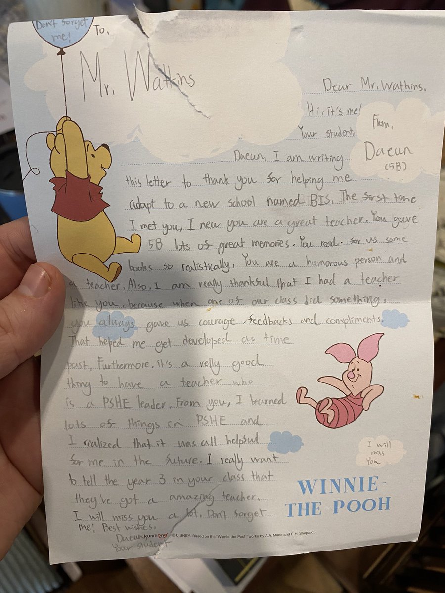 AaronWatkins92's tweet photo. Amazing letters from two of my students today. Makes it all worth while 👌 #edutwitter #lastdayofterm #primary https://t.co/mHGd2JrN29
