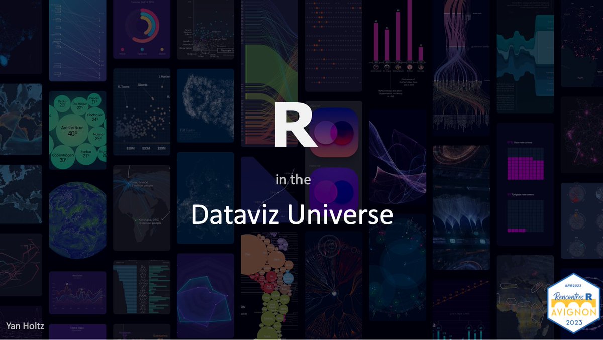 😎 Yesterday I gave my first keynote talk! 🔥

If you are wondering how #dataviz tools are organised, here is a quick summary. 🧵

(with a focus on #RStats and <a href="/d3js_org/">D3.js</a> )

#RR2023 <a href="/rencontres_R/">Rencontres R 2024</a>