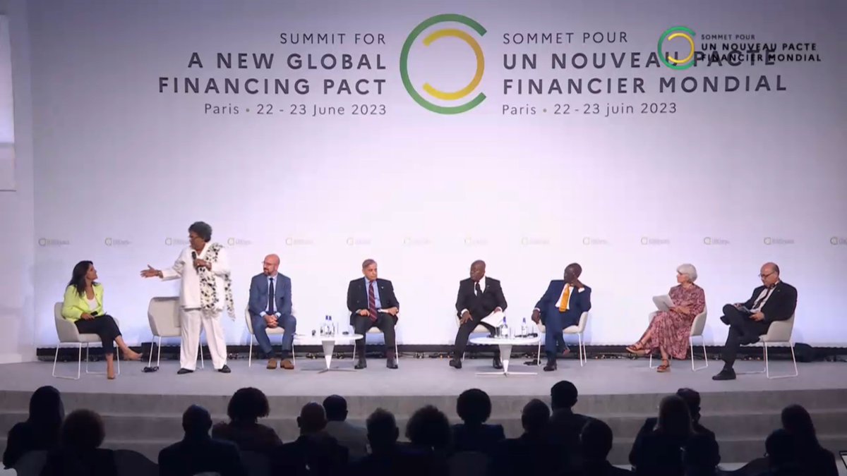 1/25.  🧵The long anticipated #ParisSummit for a #NewGlobalFinancingPact came to a close today. Here are our thoughts on how we move forward from here on the road to #COP28 in the context of #LossAndDamage. 👇