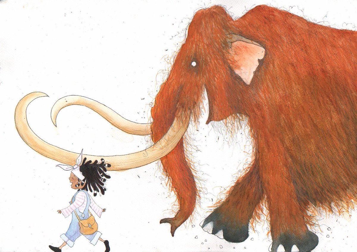 My friend Mr Mammoth , have a great weekend everyone @PaulMore @LinsHBooks @AlastairMillen @lafcreative @LornaScobie @chaptertweets @Katie_M_illo @FCBGNews @Nest_Cardiff @hmillustration @PaperJen @EweMoo @KirstyElson @jonny_marx @eliistender10 @ChrisChatterton @AndyCatBug