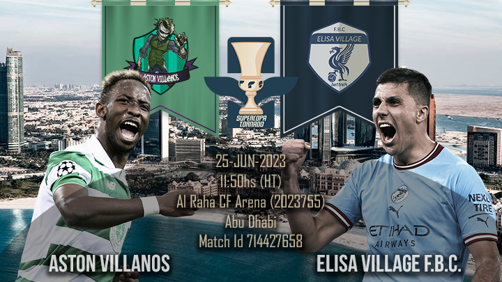 El monarca Tornado de esta temporada se define en Abu Dhabi!

🇵🇾<a href="/EVFBC/">ElisaVillageFBC</a> Campeón Copa Fundación Tornado XXIII
🇪🇸#AstonVillanos Campeón Tornado Trophy XVII

📅 25/06/2023
🕦 11.50hs (Hora HT)
🏟️ Al Raha CF Arena
🇦🇪 Abu Dhabi, EAU
📺hattrick.org/goto.ashx?path… #Hattrick
