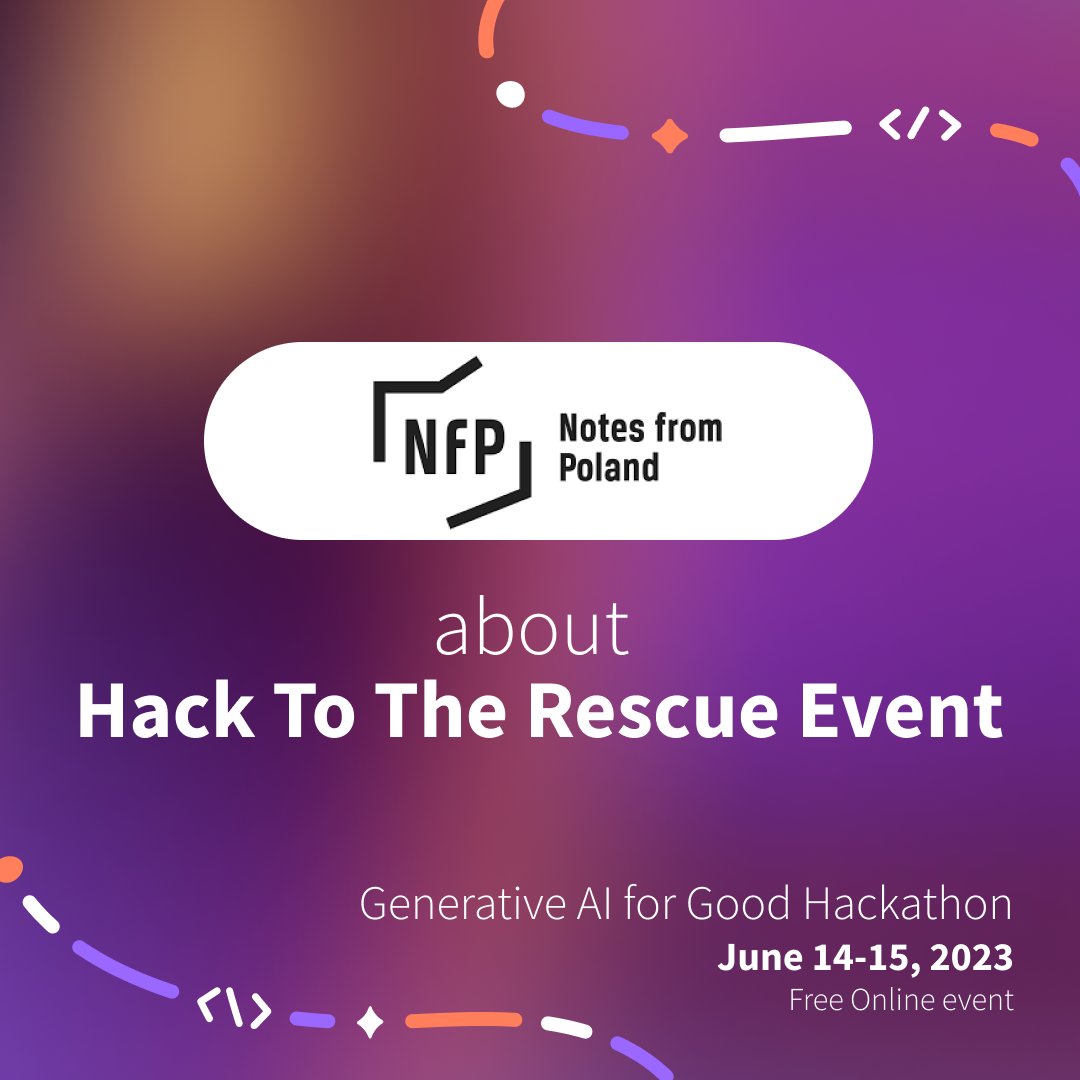 Read about how Maciej Stasiełuk, the CTO of Polish software development company Vazco, one of our hackathon winners, and other participants see the impact of the hackathon in this great recap by <a href="/AlicjaPtak4/">Alicja Ptak</a> from <a href="/notesfrompoland/">Notes from Poland 🇵🇱</a>! 🤩

Article: bit.ly/notes-from-pol…