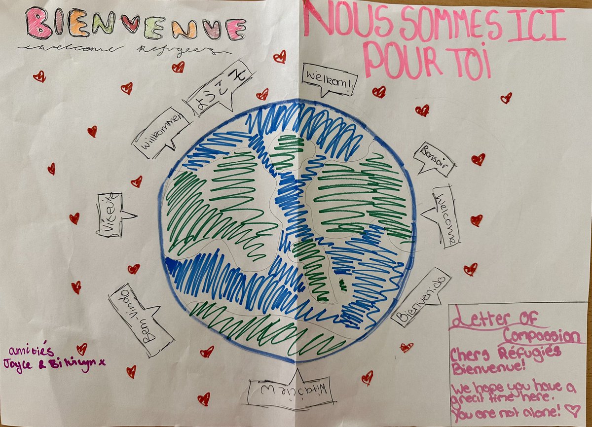 AddeysEAL's tweet photo. It has been an amazing week celebrating #RefugeeWeek with all these lovely compassionate messages, posters and we couldn’t end it in a better way than wearing orange @Addeys300 #CompassionIntoAction #refugee #compassion https://t.co/ZRnpchCAky