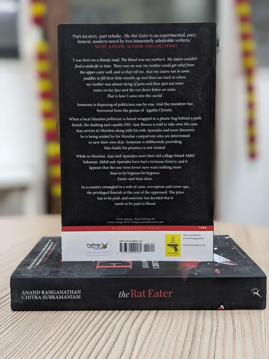 #PIMegaDeal. Flat 50% Discount.
Presenting the much Acclaimed and Endeared Book : the Rat Eater by Anand Ranganathan (@ARanganathan72) Ji & Chitra Subramaniam (@chitraSD) Ji.
#PIRecommends #BuyFromPI
#BookTwitter #JusticeForManish
Order 👉 rzp.io/l/TheRatEater