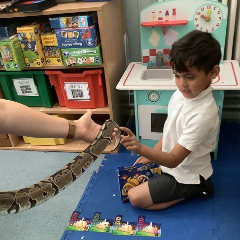 Look who came to visit EYFS!