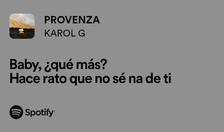 Violette07S's tweet photo. Provenza - Karol G https://t.co/LmVRXirKKE