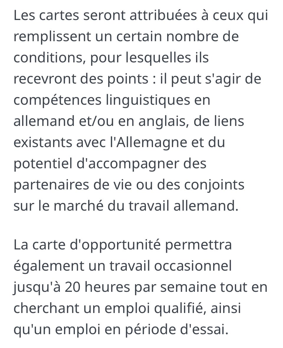 PaolaAudrey's tweet photo. Vous êtes diplômé(e), d’une nationalité hors Union Européenne et vous cherchez un emploi ? Vous pouvez tenter l’Allemagne, qui vient d’approuver une réforme qui va faciliter la venue de travailleurs qualifiés. 

Plus d’infos: https://t.co/lCQEYtow0C https://t.co/hrC5KgdBzo
