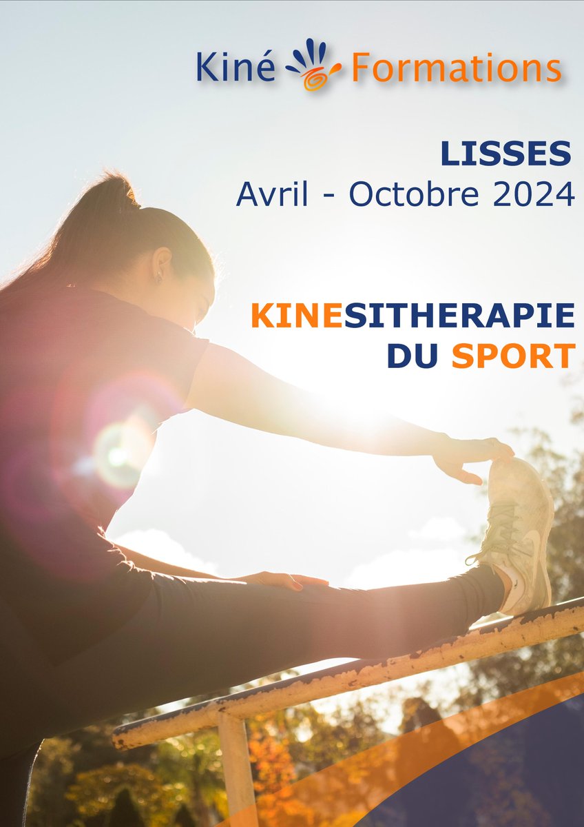 Kine_Formations's tweet photo. Cette formation donne accès à la spécificité “Kinésithérapie du Sport” reconnue par l’Ordre National des Masseur-Kinésithérapeutes. Cela signifie que le praticien peut, à la suite de sa formation, apposer une plaque supplémentaire annonçant sa spécificité de Kiné du Sport. https://t.co/DC6icZDZol