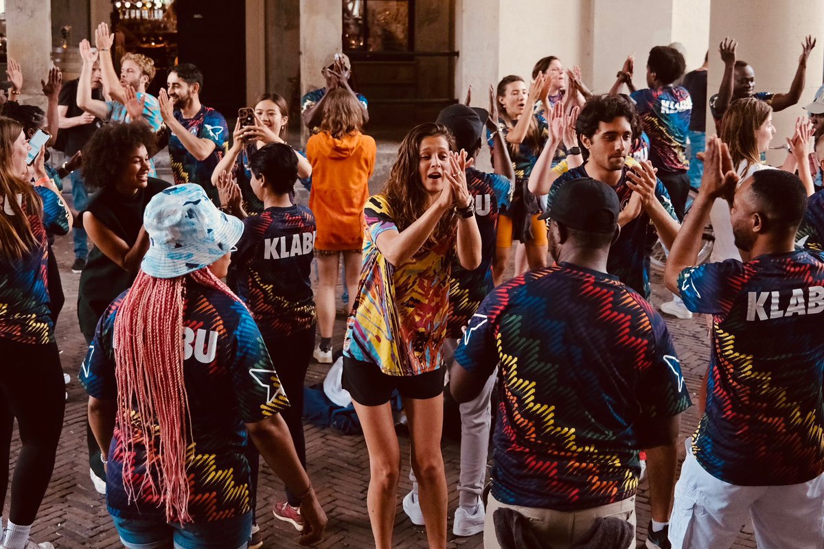 Despite the storm, the Klabu community celebrated the International Day of Refugees in Amsterdam with a Dancehaal workout led by Katy from @danceout.nl. We honored resilience, life, and togetherness, spreading smiles and touching hearts. Join @theklabu community on Tuesdays!!