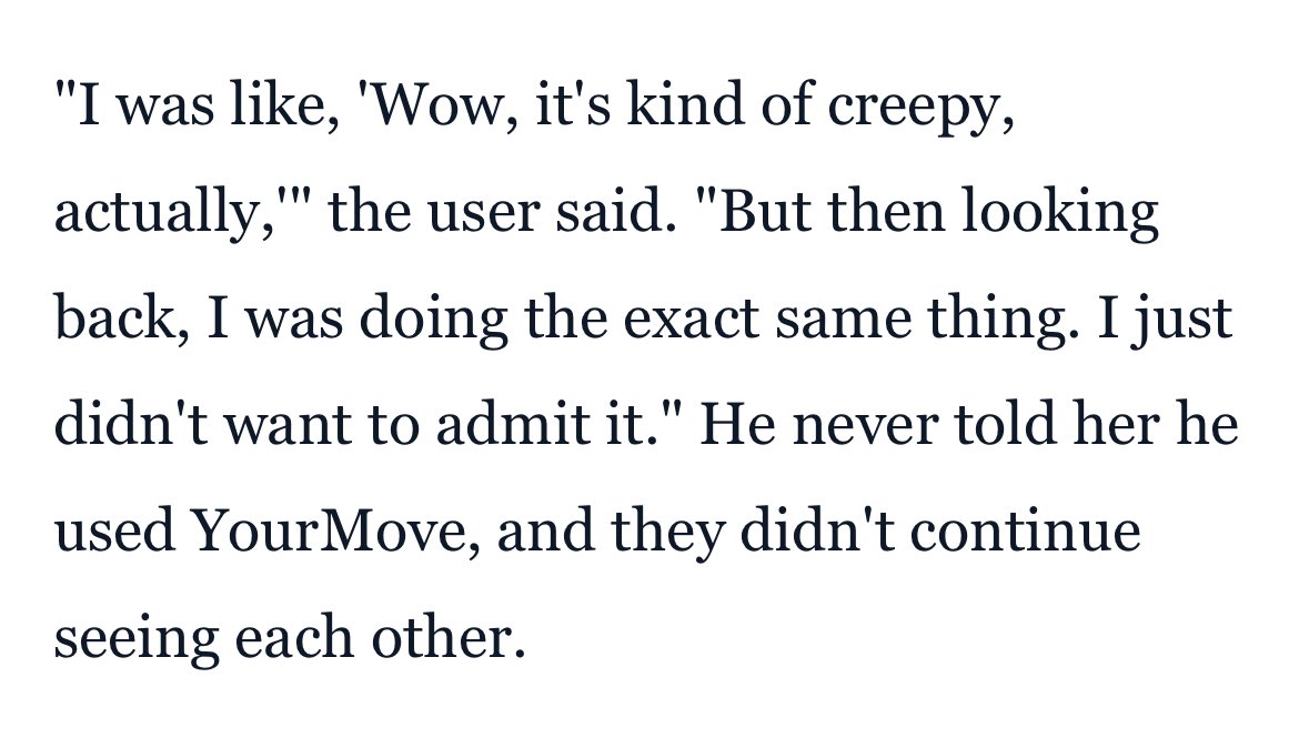 One guy who used AI dating tool YourMove went on a date with a woman who used ChatGPT to message him. “Wow, it’s kind of creepy,” he said.
